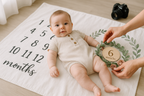 Baby Monthly Milestone Photo Session - Memory Making Photography