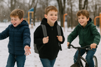Boys Winter Jackets Lifestyle Photography