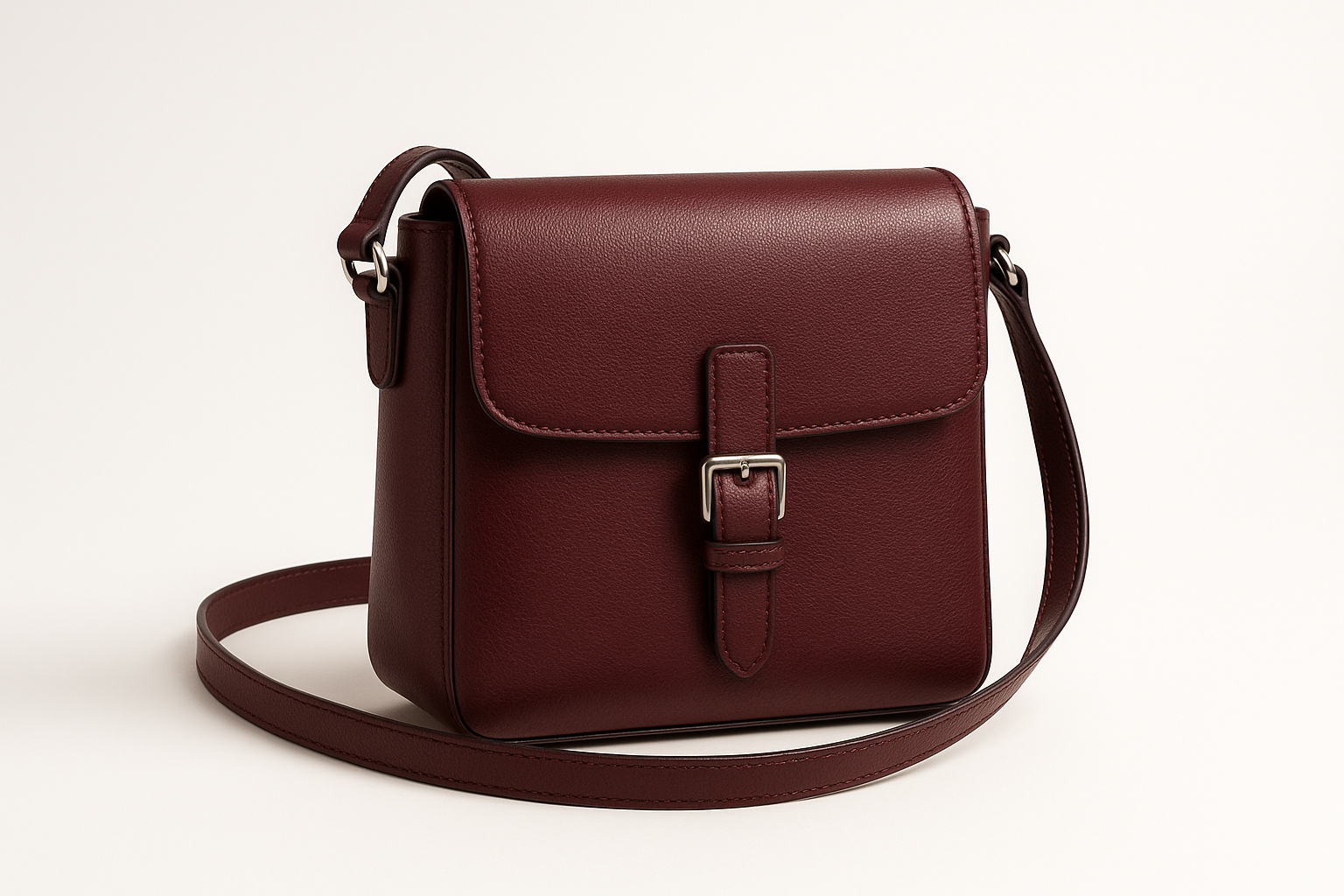 Professional Crossbody - Burgundy Compact