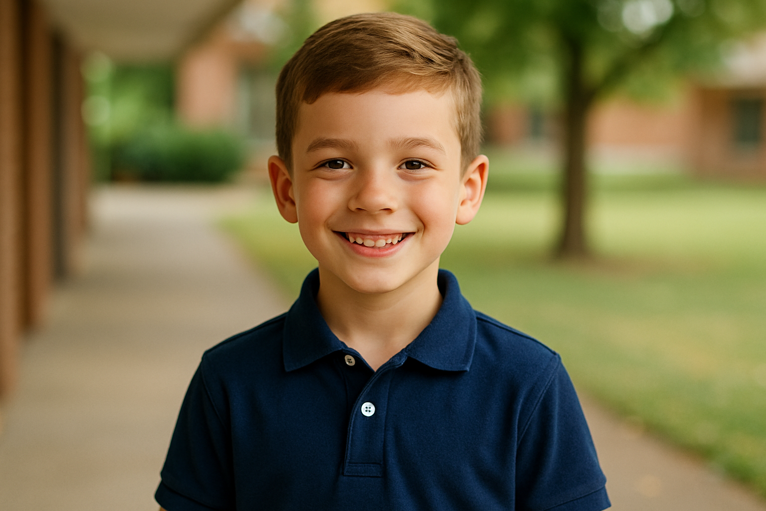 Boys' Polo Shirt - Smart Casual Style