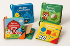 Premium Baby Sensory Book Set - Product Photography