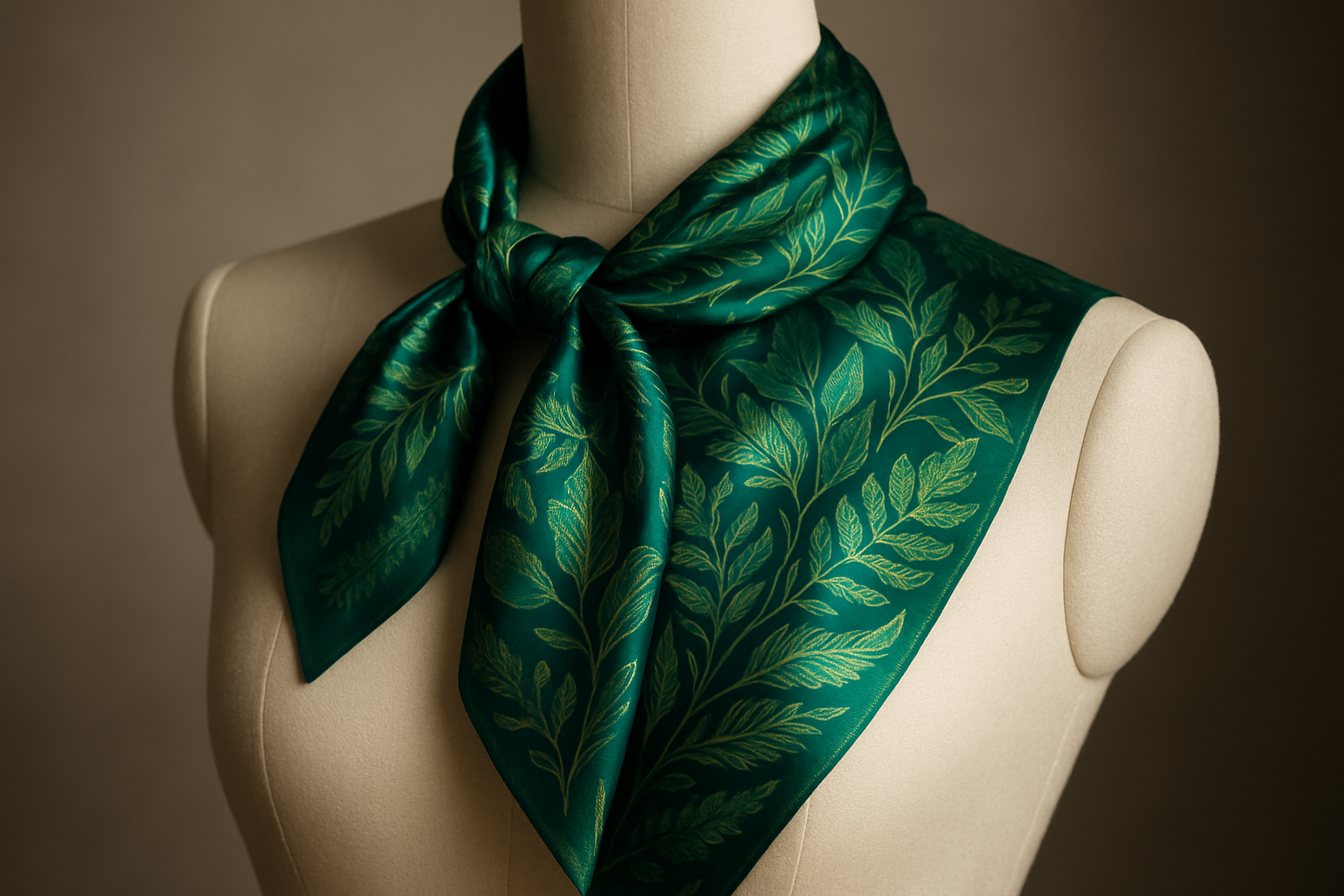 Emerald Green Botanical - Professional Neck Styling