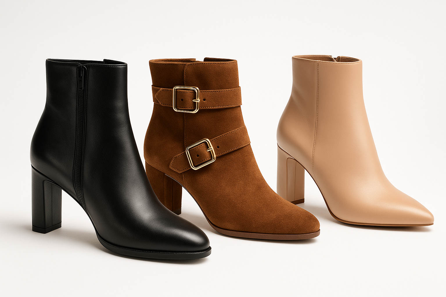 Women's Designer Ankle Boots - Product Photography
