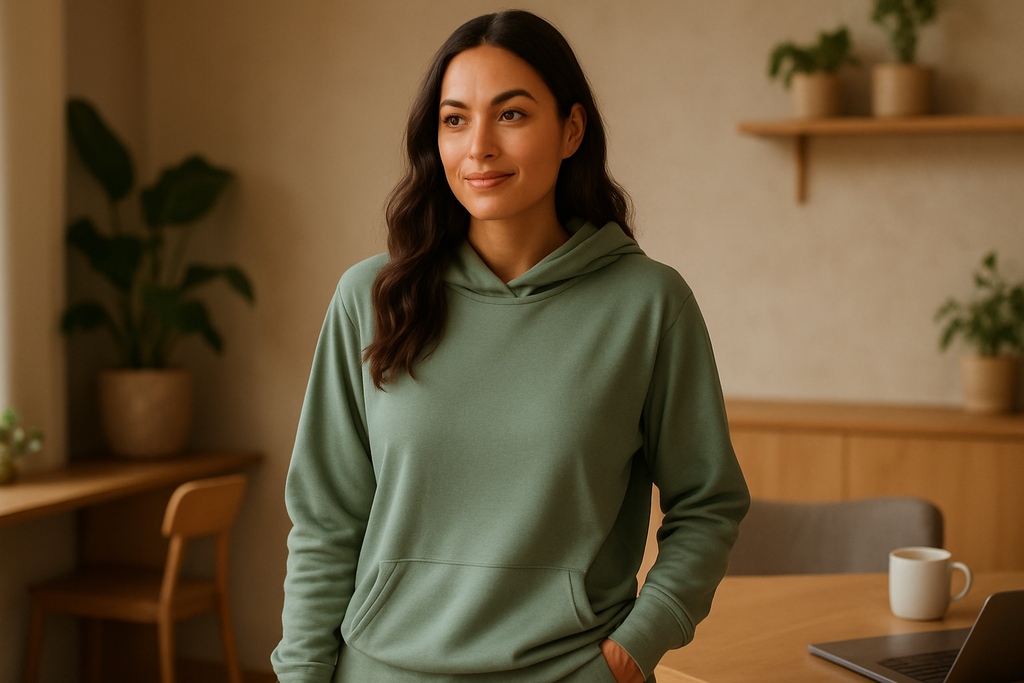 Women's Bamboo Hoodie - Lifestyle Shot