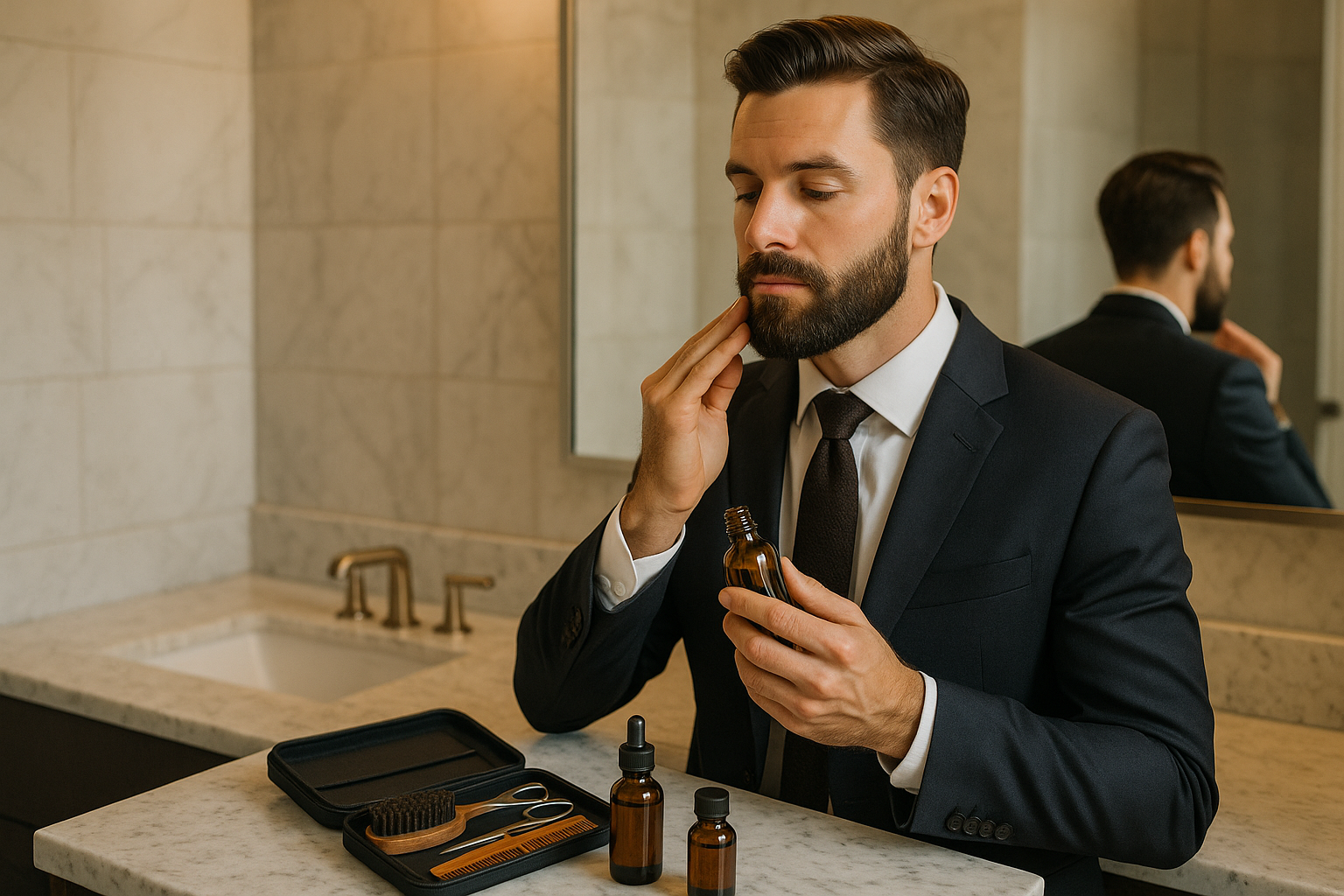 Premium Grooming Kit Lifestyle Usage