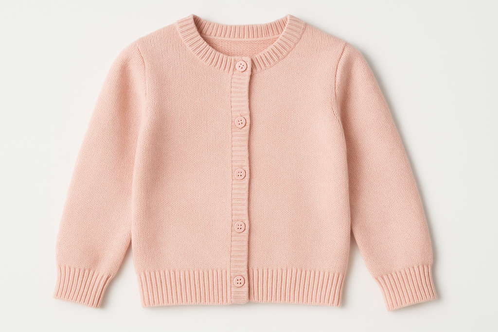 Girls' Cozy Knit Cardigan - Product Photo