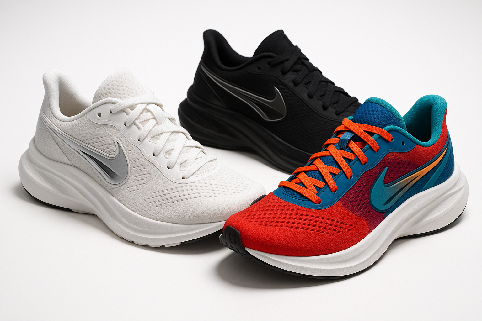 Premium Athletic Sneakers Product Display