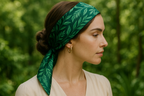 Emerald Green Botanical - Hair Accessory Lifestyle