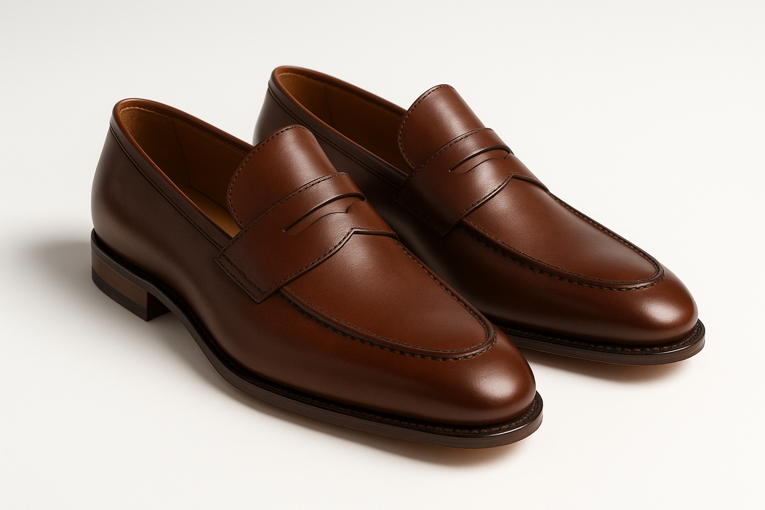 Penny Loafer Brown Leather - Classic Versatile Style