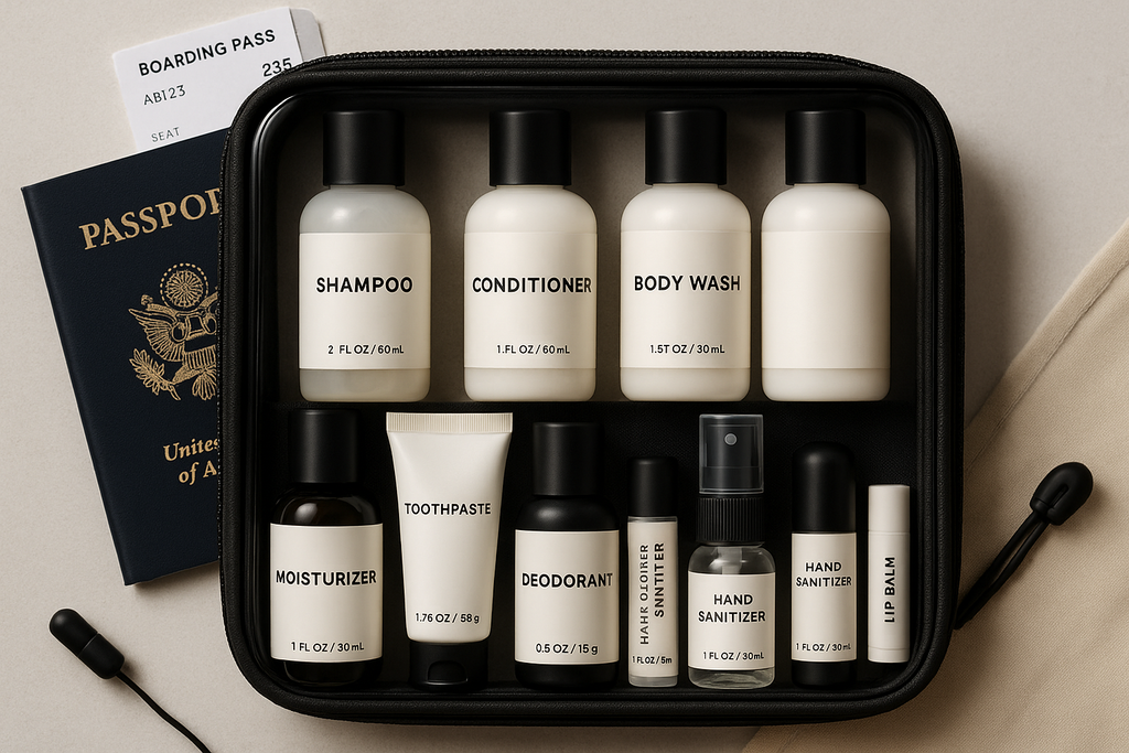 All-Gender Travel-Size Care Essentials Kit - Product Display