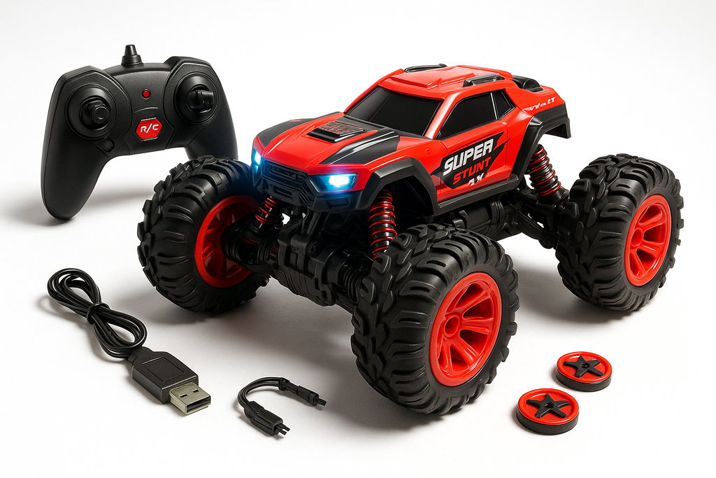 Boys' Remote Control Stunt Car - Product Display