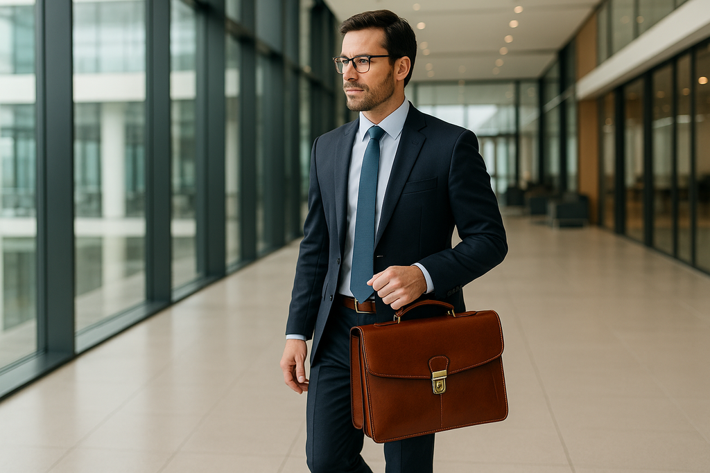 Men's Professional Briefcase - Executive Lifestyle