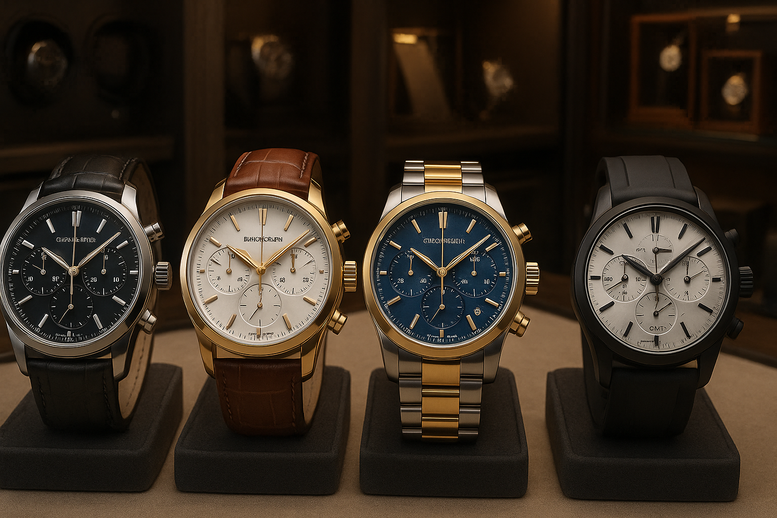 Premium Swiss Chronograph Watch Collection - Multiple Variants