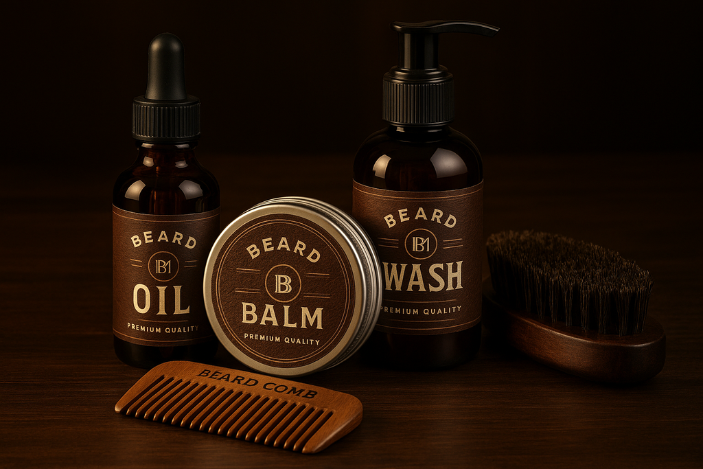 Men's Premium Beard Care Essentials Kit - Product Display