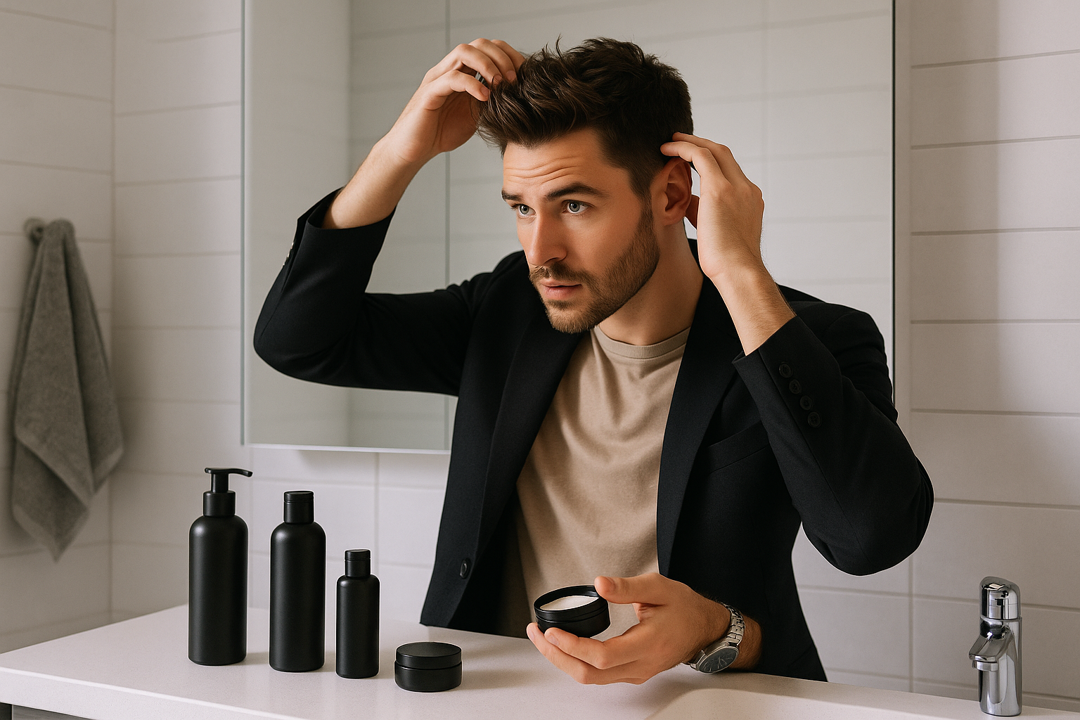 Men's Professional Hair Styling Collection - Lifestyle Usage