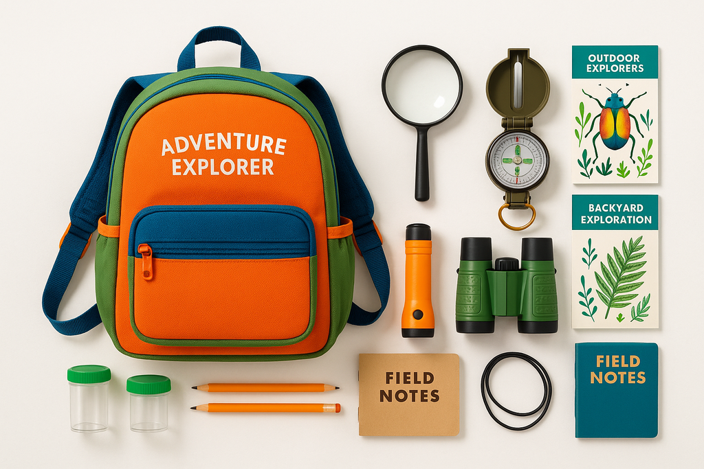 Kids Adventure Explorer Backpack & Outdoor Kit - Product Display