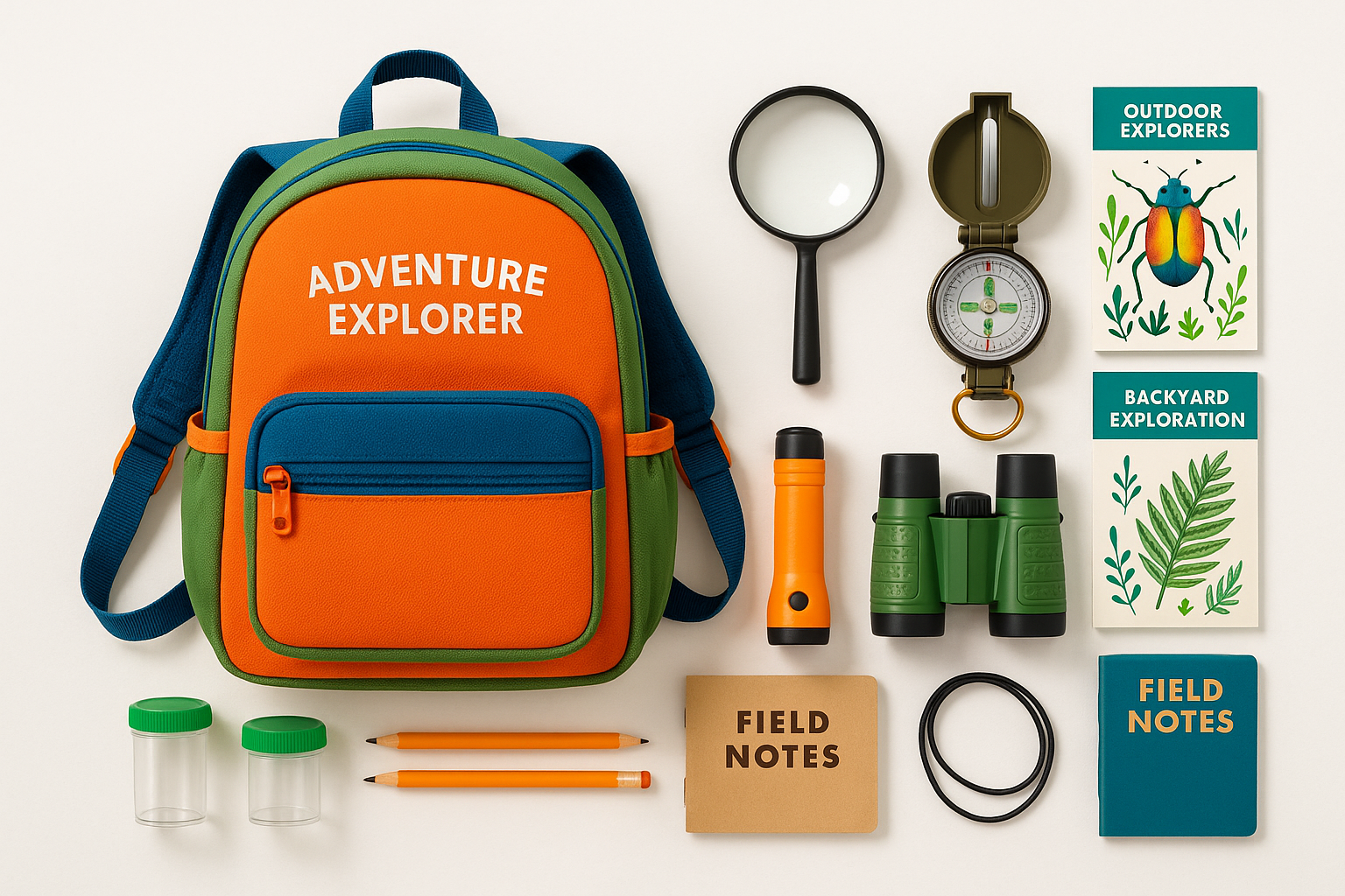 Kids Adventure Explorer Backpack & Outdoor Kit - Product Display