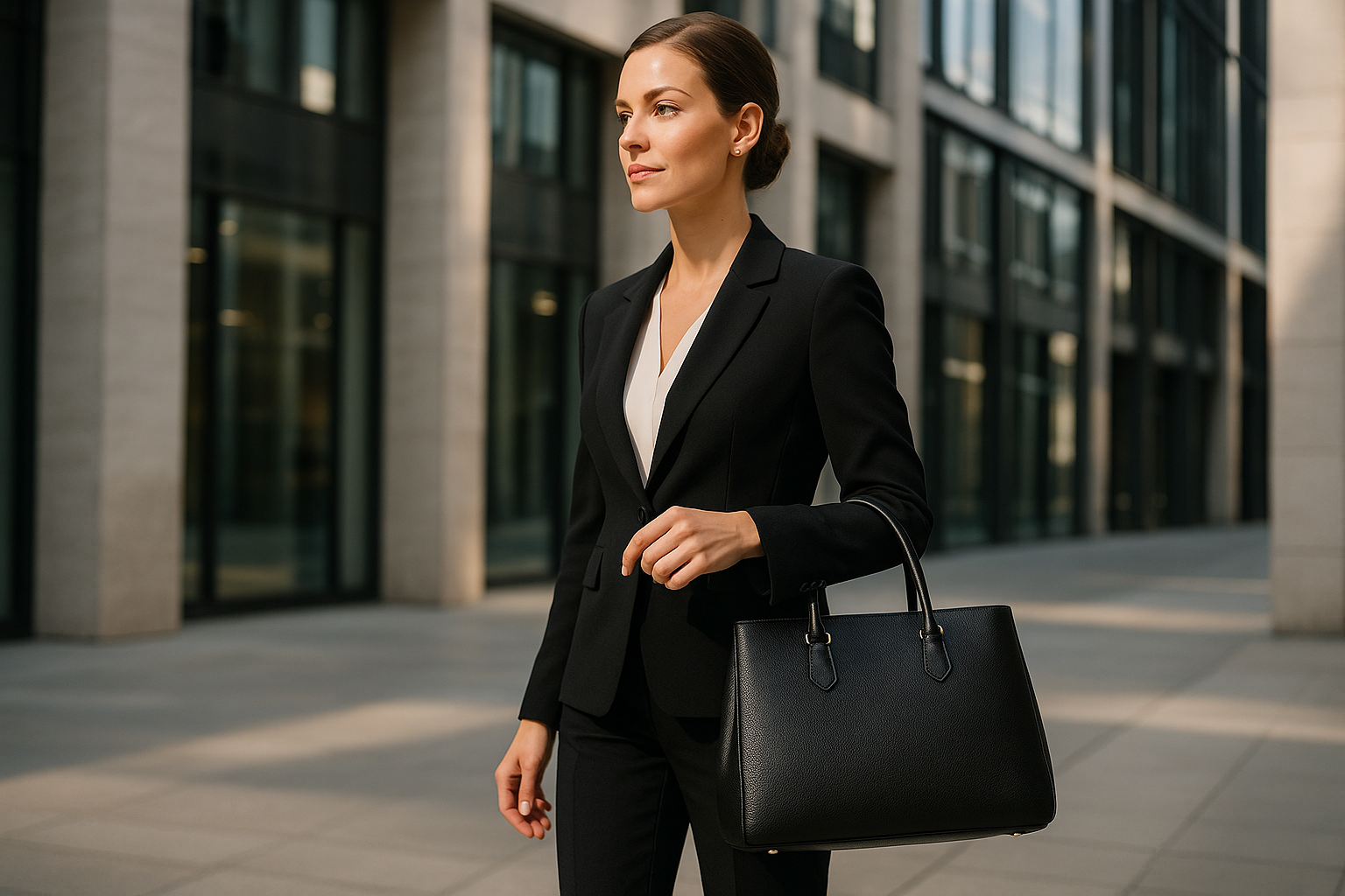 Women's Luxury Leather Handbag - Professional Lifestyle