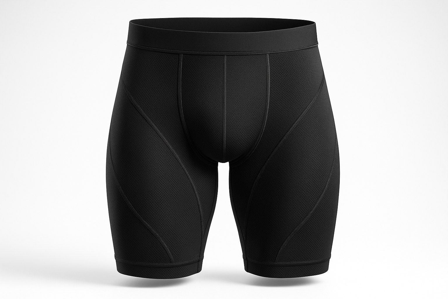 Black Compression Shorts - Technical Fabric