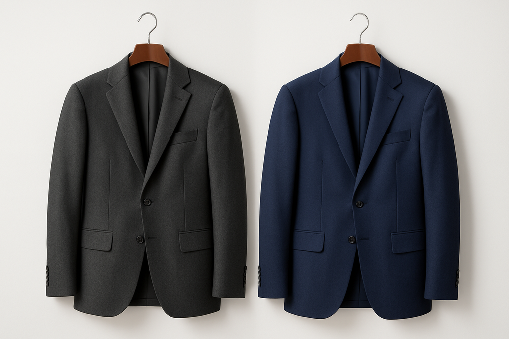 Men's Classic Wool Blend Suit Jacket