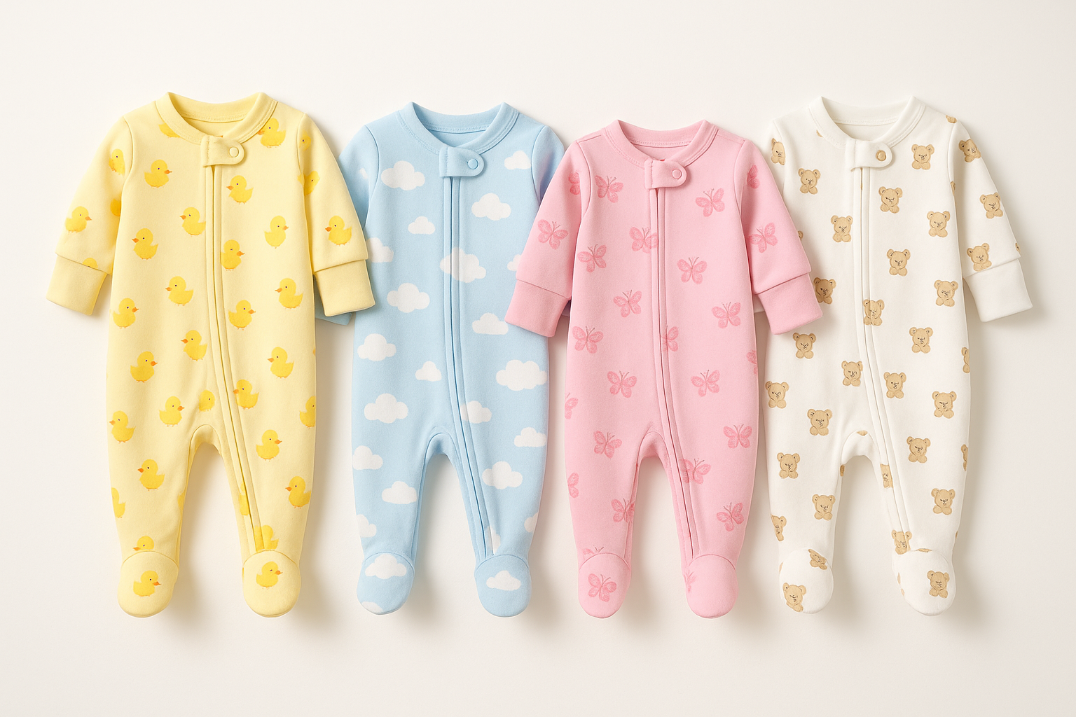 Baby Footie Pajamas Collection - Product Display