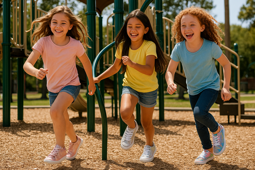 Girls' Sparkly Sneakers Collection - Lifestyle