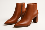 Women's Cognac Ankle Boots - Product Shot