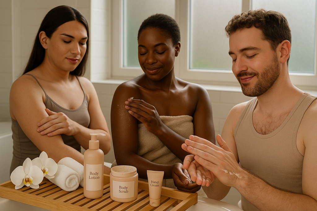 All-Gender Complete Body Care Essentials - Lifestyle Usage