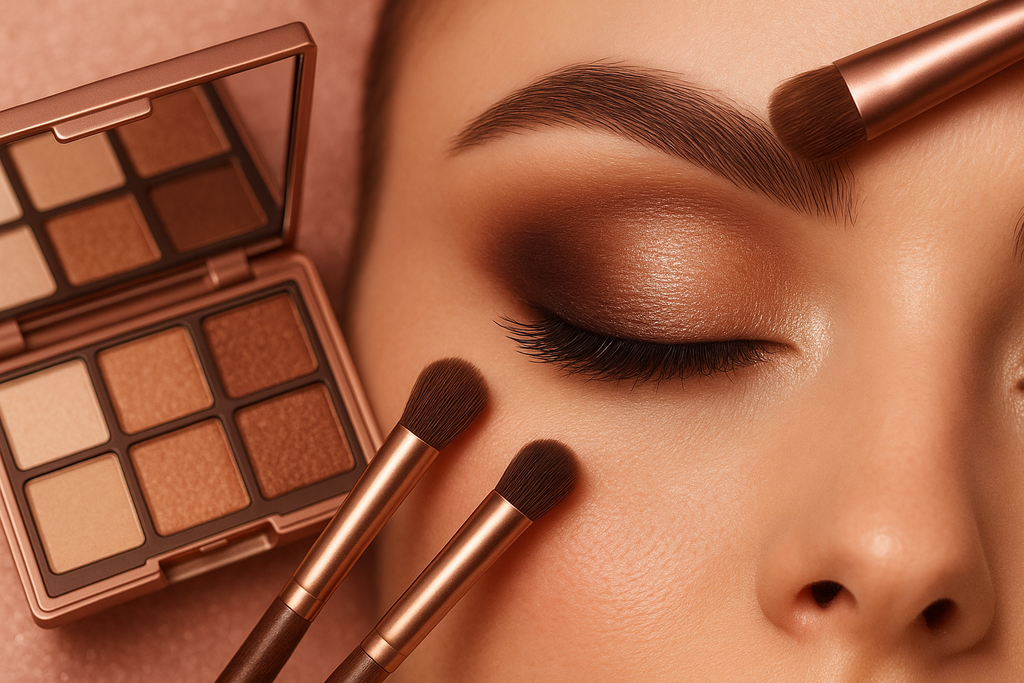 Women's Professional Eyeshadow Palette - In Use