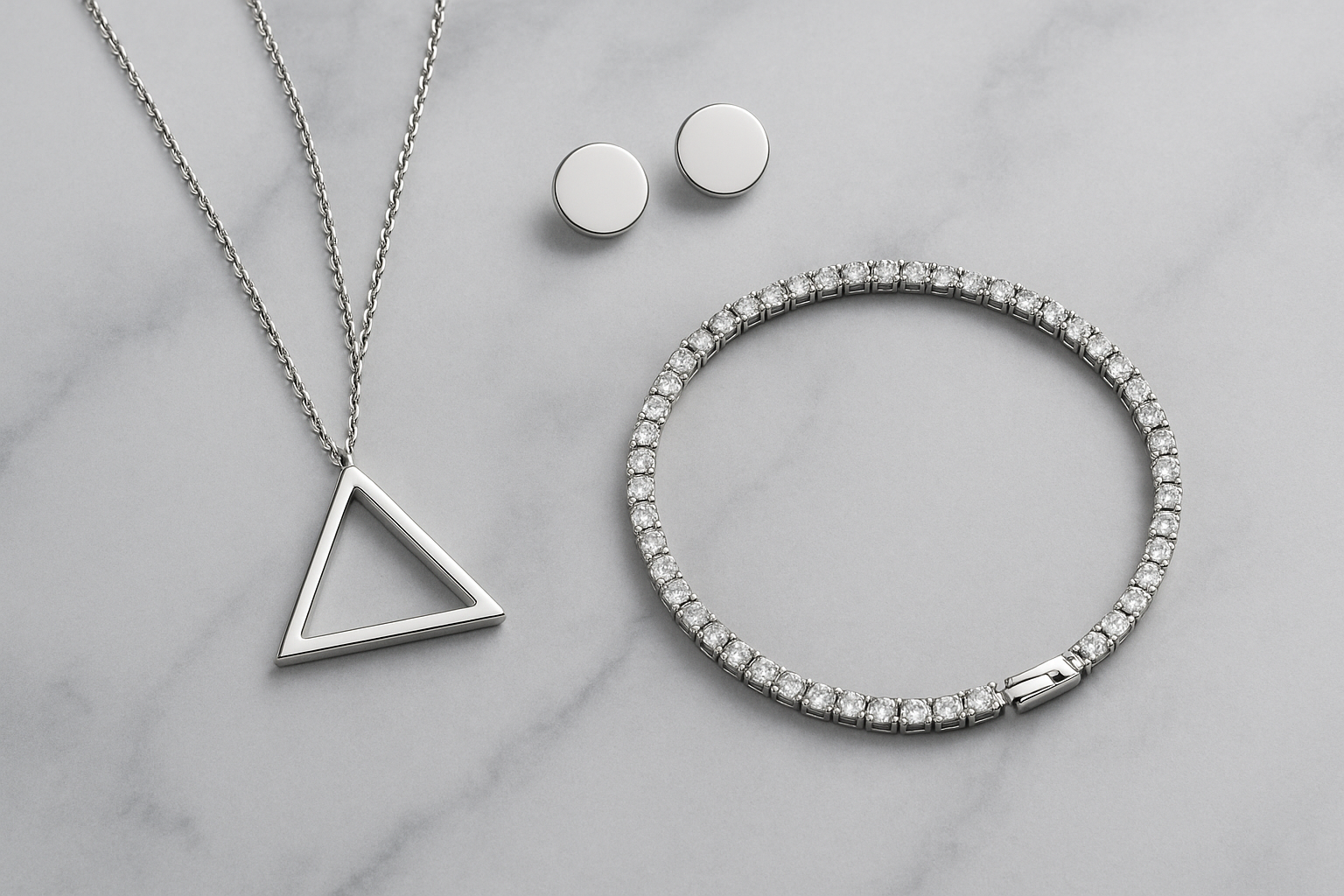 Platinum Silver Finish - Women's Designer Jewelry Collection