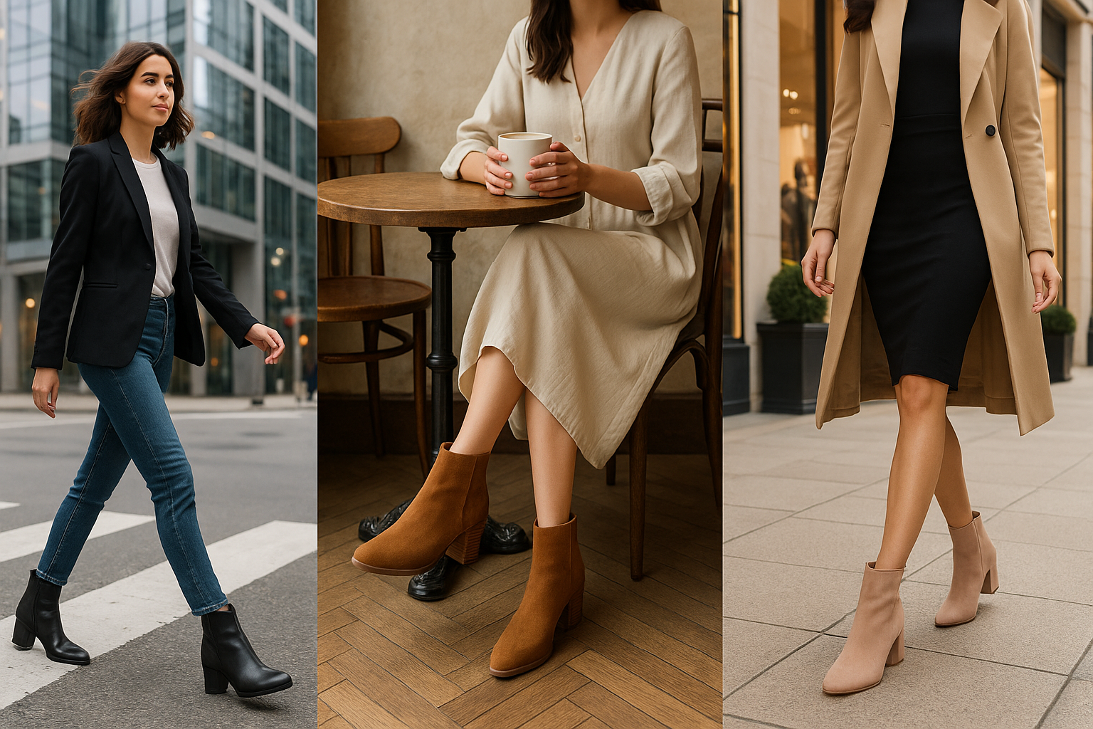 Women's Designer Ankle Boots - Lifestyle Photography