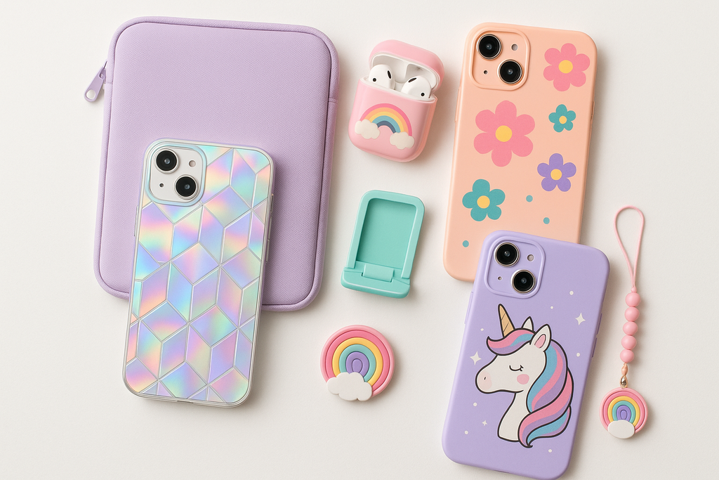 Girls Tech Accessories Set - Product Display