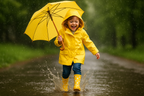 Girls' Rain Boots - Puddle Jumping Lifestyle View