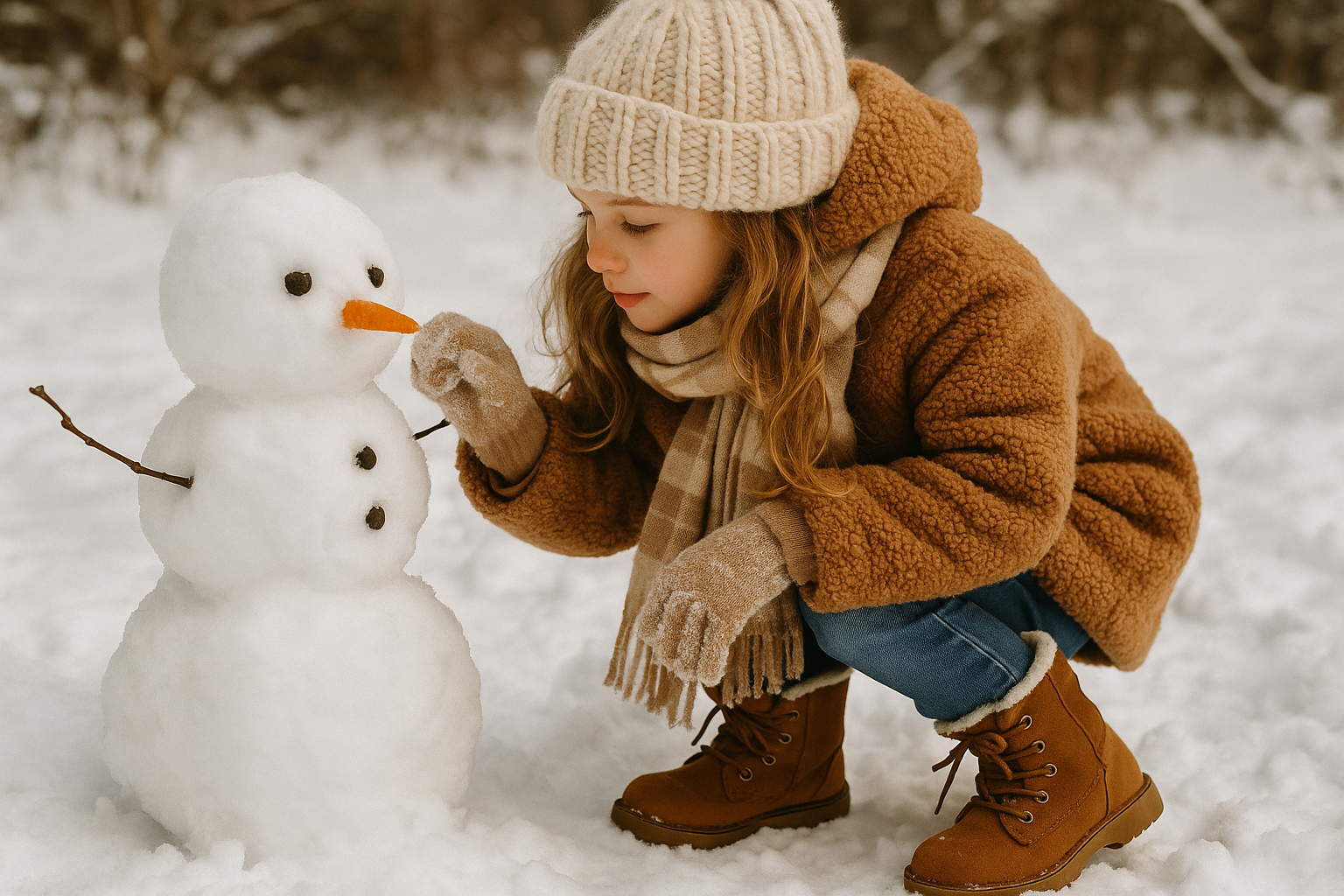 Girls' Winter Boots - Snow Play Lifestyle View