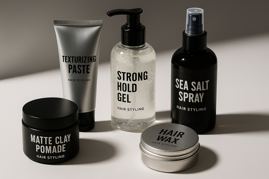 Men's Professional Hair Styling Collection - Product Display