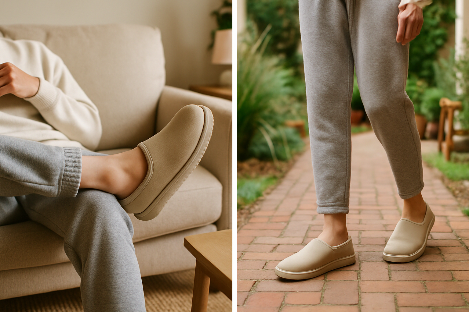 All-Gender Slip-On Comfort Shoes - Casual Lifestyle Shot