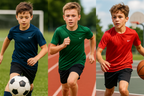 Boys Athletic T-Shirt Action Sports