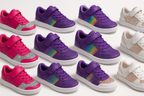 Girls' Sparkly Sneakers Collection - Product Display