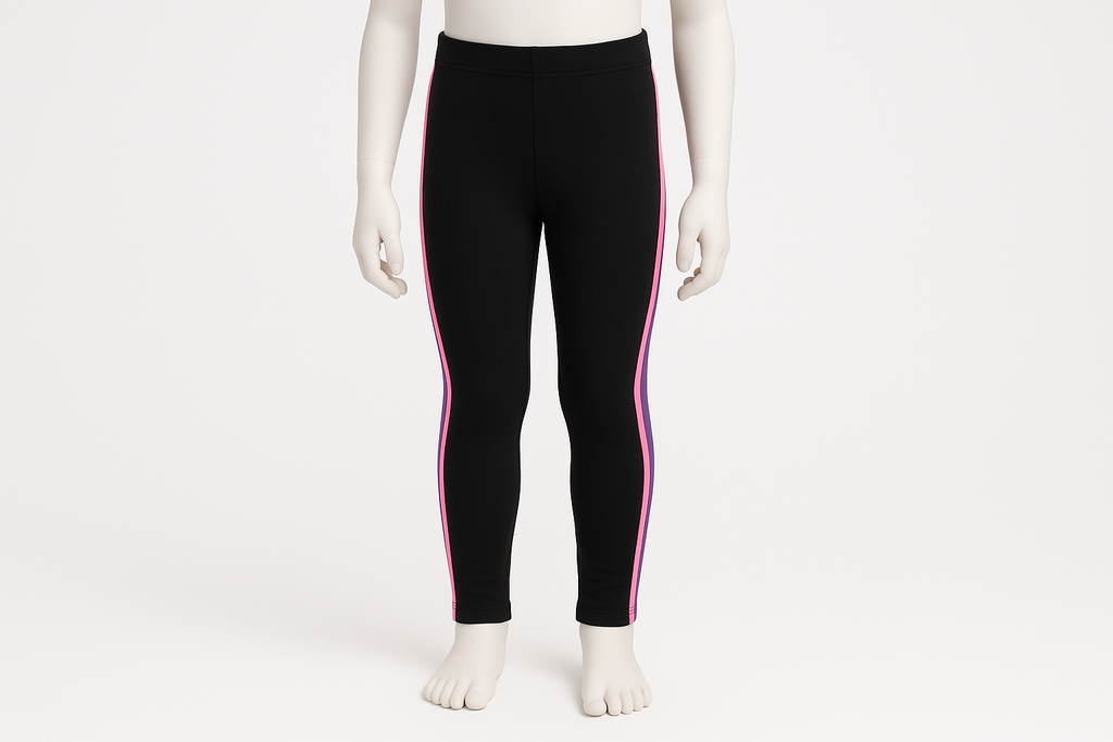 Girls' Athletic Leggings - Product Photo