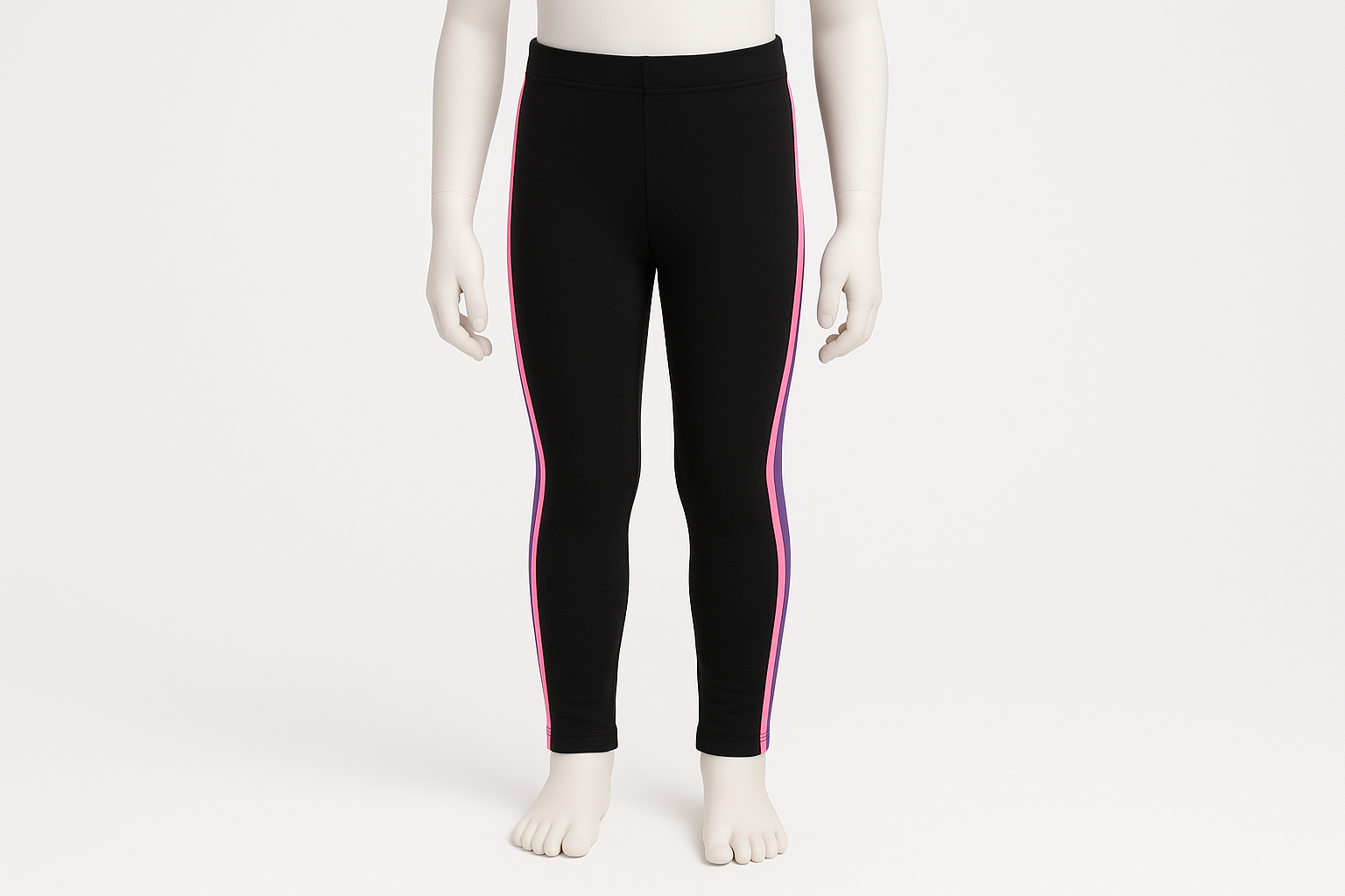 Girls' Athletic Leggings - Product Photo
