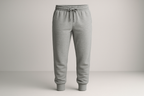 All-Gender Comfort Joggers - Heather Gray Front View