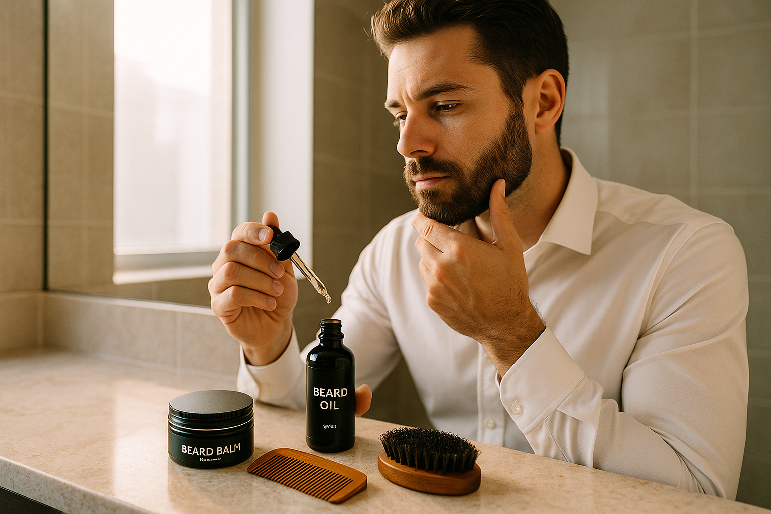 Executive Beard Care Collection - Lifestyle Usage