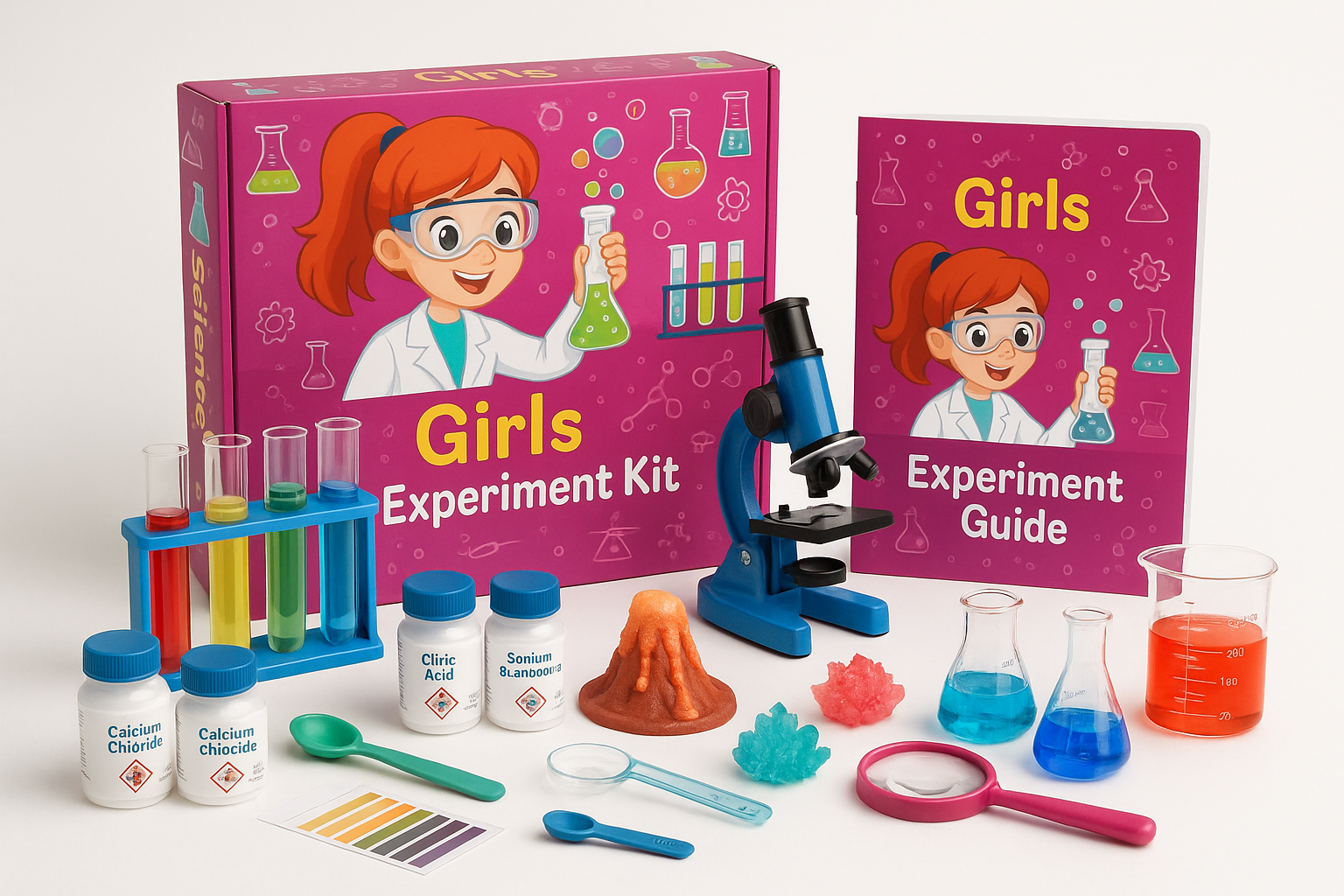 Girls' Science Discovery Kit - Laboratory Equipment