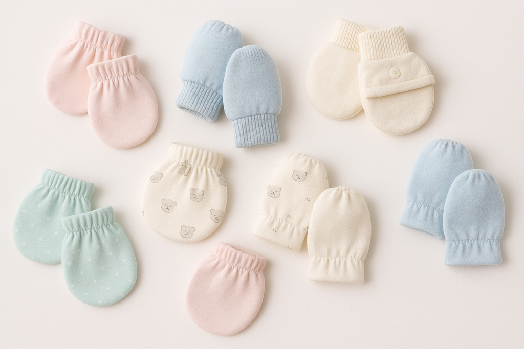 Baby Mittens Collection Product Display