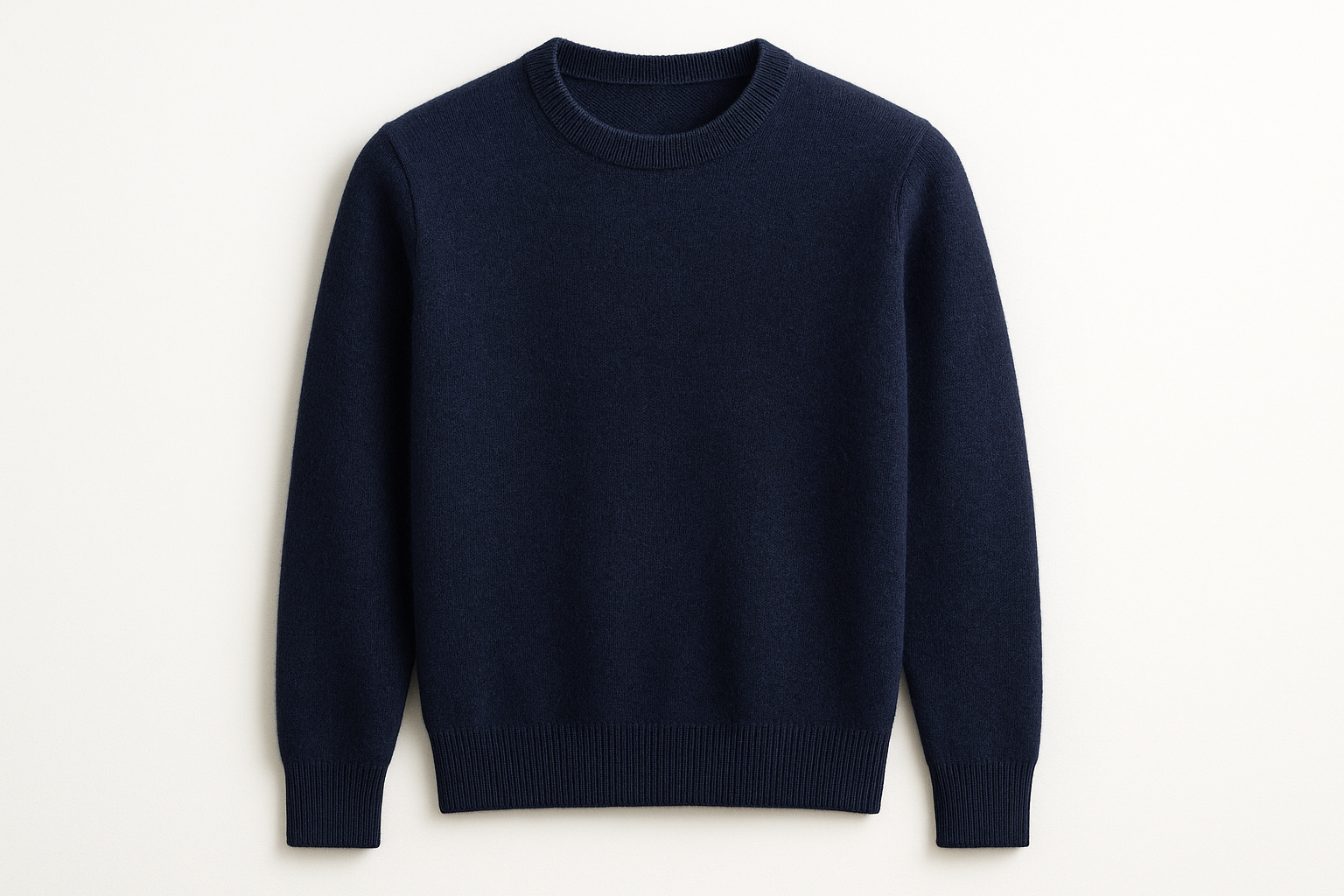 Navy Blue Crew Neck