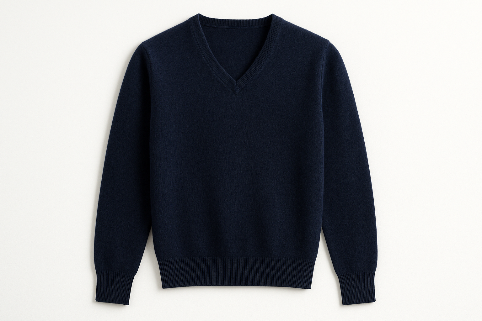 Navy Blue V-Neck