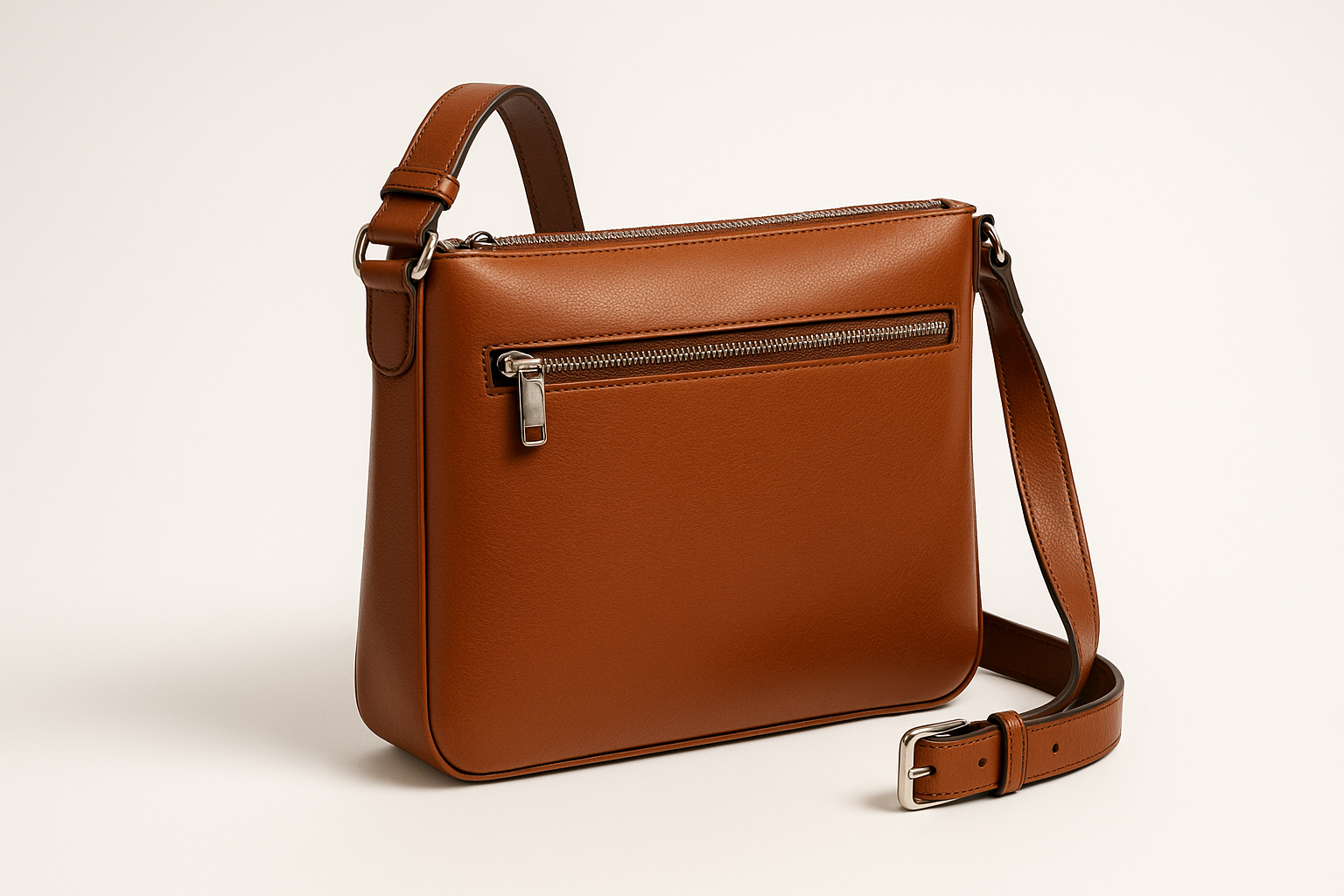 Professional Crossbody - Rich Cognac Brown