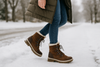 Women's winter boots lifestyle